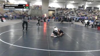 AA 120 lbs Semifinal - Jack Howard, Bartlett High School vs Andrew Workman, Blackman High School