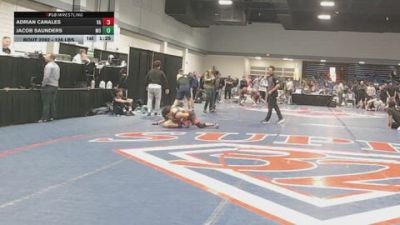 126 lbs Consi Of 16 #2 - Jacob Saunders, MO vs Adrian Canales, VA