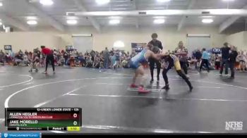 125 lbs Round 2 - Allen Hegler, Lexington Youth Wrestling Club vs Jake Morello, Coastal Elite