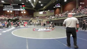 3A 132 lbs Cons. Round 2 - Brevan Miller, Juab vs Jax Bruening, Providence Hall