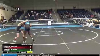 145 lbs Placement Matches (8 Team) - Marcus Norman, Brunswick vs Gabe Peterman, Creekview