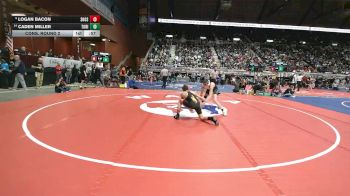 2A-113 lbs Cons. Round 2 - Caden Miller, Tongue River vs Logan Bacon, Shoshoni