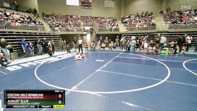 67 lbs Quarterfinal - Colton Oeltjenbruns, Wyoming Underground Wrestling vs August Ellis, Sanderson Wrestling Academy