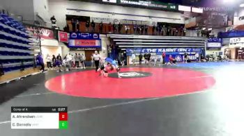 197 lbs Consi Of 4 - Adam Ahrendsen, Unattached-Northern Iowa vs Cody Donnelly, Unattached-South Dakota State