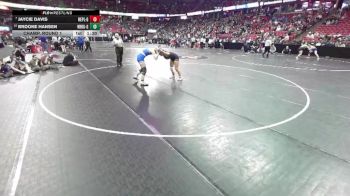 Girls 152 lbs Champ. Round 1 - Jaycie Davis, Belmont/Platteville-Girls vs Brooke Hansen, Wrightstown-Girls