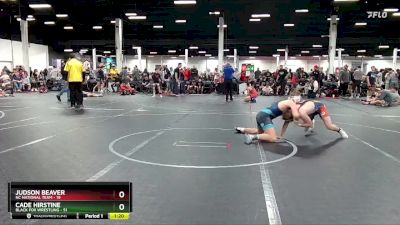 160 lbs Round 1 (4 Team) - Cade Hirstine, Black Fox Wrestling vs Judson Beaver, NC National Team