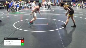 125 lbs Rd 5 - Consi Of 8 #2 - Noelle Miller, Canon McMillan vs Allison Koziol, North Allegheny
