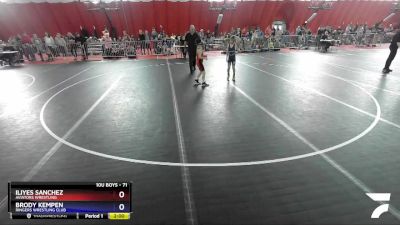 71 lbs Cons. Round 2 - Iliyes Sanchez, Aviators Wrestling vs Brody Kempen, Ringers Wrestling Club