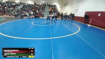144 lbs Champ. Round 2 - Cohen Wentz, Cody vs Hunter Brekhus, Cheyenne East
