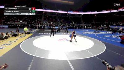 107 lbs Semifinal - Charlie Wylie, Port Jervis-9 vs Katie Porcelli, Bay Shore Girls-11