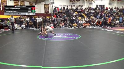 113 lbs Quarterfinal - Rylan Seacrist, Brecksville vs Cason Craft, Coweta