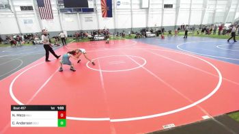 109 lbs Semifinal - Nick Meza, Valiant CP vs Christopher Anderson, Delta WC