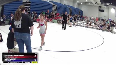 95 lbs Round 4 (6 Team) - Serenity Ross, Kansas Girls vs Addison Neal, Team Iowa Girls