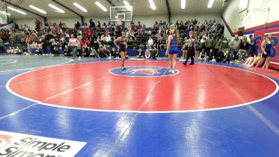 135 lbs Rr Rnd 1 - Abbey Miller, Bixby HS Girls vs Kimora Miller, Sallisaw HS