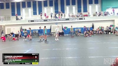 96 lbs Finals (8 Team) - Ashton Glasgow, Glasgow WA vs Connor Leaumont, West Forsyth WC