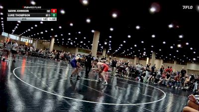 215 lbs Round 5 (6 Team) - Luke Thompson, AR- 15 vs Gavin Johnson, Indy WC