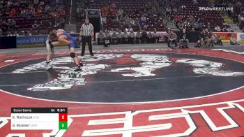 160 lbs Consolation - Keegan Rothrock, St. Joseph's Catholic vs Gage Musser, Commodore Perry