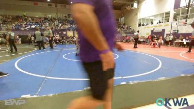 70 lbs Quarterfinal - Lorraine Nealy, Berryhill Wrestling Club vs Clayton Merrell, Mannford Pirate Youth Wrestling