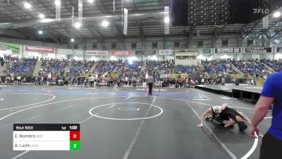 120 lbs Round Of 32 - Ernest Romero, Grizzly Bear vs Bentley Licht, Lesher Middle School