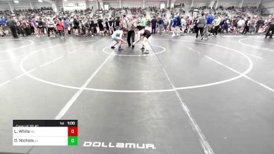 113 lbs Consi Of 32 #1 - Levi White, NC vs Devin Nichols, NY