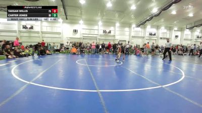S-96 lbs Round Of 16 - Taegan Willis, PA vs Carter Jones, MI
