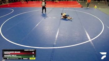 70 lbs Champ. Round 1 - Maddex Mills, STMA (St. Michael/Albertville) vs Alexander Bragg, Princeton