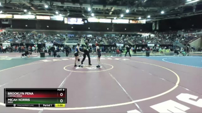 Norris Reed Ii 100 lbs Cons. Round 4 - Micah Norris, Reed vs Brooklyn Pena, Canyon Ridge