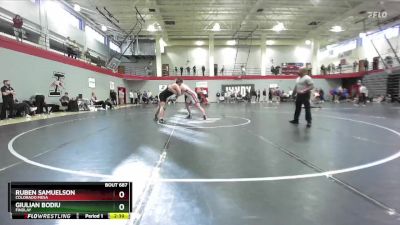 285 lbs Cons. Round 5 - Ruben Samuelson, Colorado Mesa vs Giulian Bodiu, Findlay