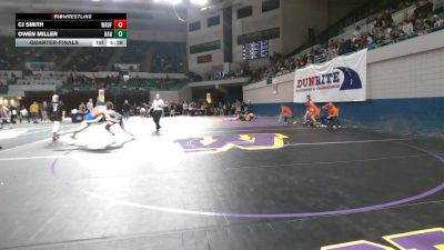 138 lbs Quarterfinal - Cj Smith, Woodruff vs Owen Miller, Hanahan