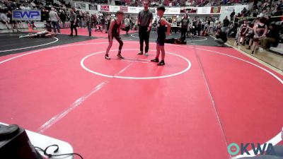 90 lbs Semifinal - Boston Heissler, Claremore Wrestling Club vs Jaxon Fry, Checotah Matcats