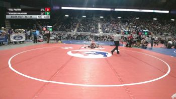 4A-144 lbs Quarterfinal - Tel Parry, Star Valley vs Ryker Hansen, Cheyenne East