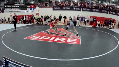 74 kg Champ. Round 1 - Alessio Perentin, Spartan Combat RTC / Titan Mercury Wrestling Club (TMWC) vs Ishmael Guerrero, Cowboy RTC/ Titan Mercury Wrestling Club (TMWC)