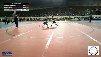 68 lbs Consi Of 8 #2 - Landon Martinez, Bartlesville JH vs Ryker Byrd, Prodigy Elite Wrestling