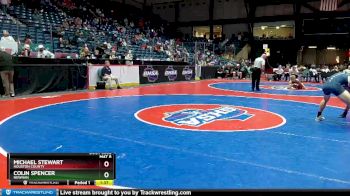 6A-157 lbs Champ. Round 1 - Michael Stewart, Houston County vs Colin Spencer, Newnan