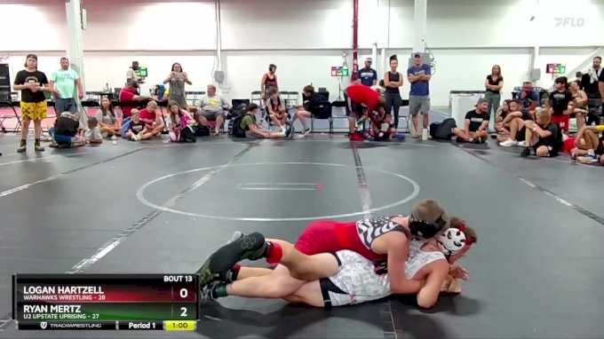 100 lbs Round 5 (6 Team) - Ryan Mertz, U2 Upstate Uprising vs Logan ...