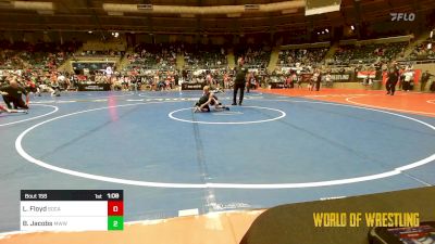 55 lbs 3rd Place - Lukas Floyd, SoCal Hammers vs Brady Jacobs, Michigan West Wrestling Club