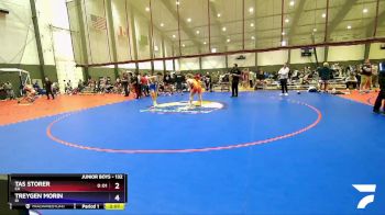 132 lbs Semifinal - Tas Storer, CA vs Treygen Morin, ID