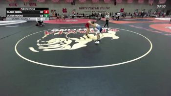 141 lbs Champ. Round 1 - Ulises Rosas, Elmhurst University vs Blake Engel, Coe