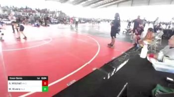 66 lbs Consolation - Akeeah Mitchell, NM Gold vs Matthew Rivera, Inland Elite