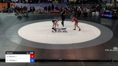 105 lbs Quarters - Addie Morse, OK vs Layla Phillips, IA