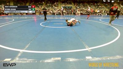 67 lbs Consi Of 16 #1 - Kolt Atkinson, Husky Wrestling Club vs Ryzen Johns, Keystone Wrestling Club
