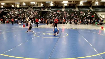 100 lbs Champ. Round 1 - Grayson Steinmeyer, Seward Wrestling Club vs Dillon Brabec, Howells-Dodge Consolidated