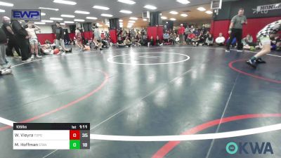 105 lbs Semifinal - Walker Vieyra, TopGuns 15U vs Mason Hoffman, Standfast