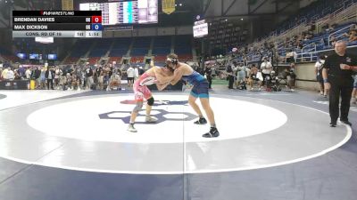 175 lbs Cons. Rd Of 16 - Brendan Davies, Ohio vs Max Dickson, Oregon