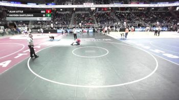 II-157 lbs Cons. Round 2 - Hayden Bartlemus, Northern Adirondack vs Alan Little, Oneonta