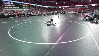 144 lbs Cons. Quarters - Bo Davis Davis, Wittenberg-Birnamwood vs Mason Groskreutz, Westfield Area