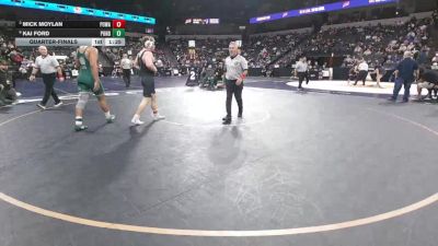 215 lbs Quarterfinal - Mick Moylan, Poway (SD) vs Kai Ford, Ponderosa (SJ)