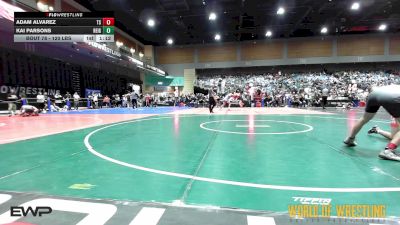 120 lbs Round Of 16 - Adam Alvarez, Team Selma vs Kai Parsons, Reign Wrestling Club