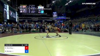 113 lbs Cons 64 #2 - Grayson Sonntag, Kansas vs Ryan Money, Maryland