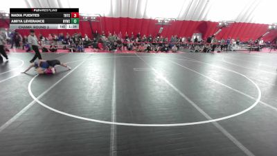 USA Junior Girls - 114-119 Champ. Round 3 - Amiya Leverance, Nekoosa Youth Wrestling Club vs Nadia Fuentes, Team Nazar Training Center